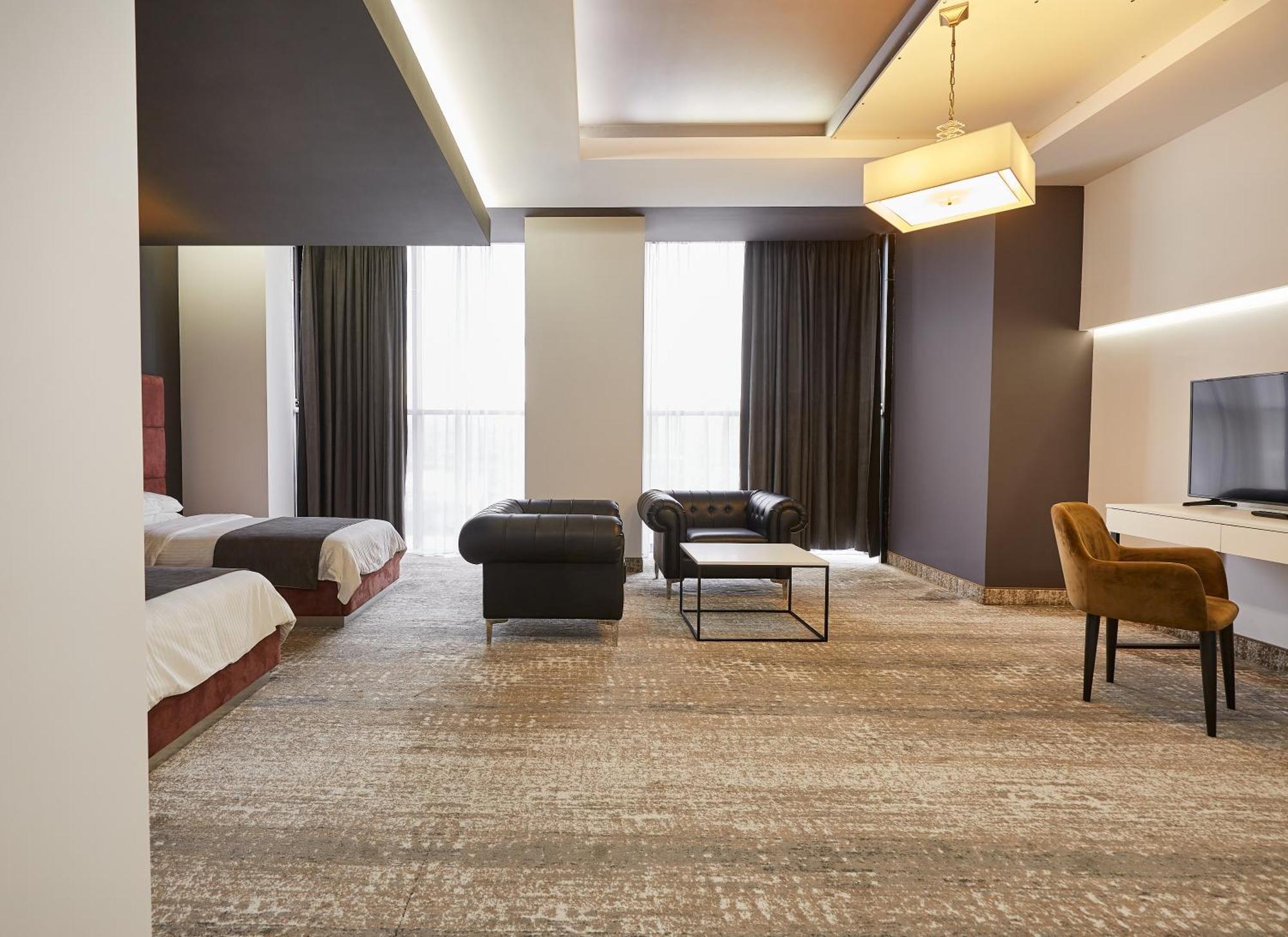 アガバビアンズ ホテル エレバン 部屋 写真 A room at the hotel